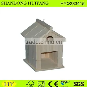 Hot Sale Natural Unfinished Wooden Bird House thumbnail-1