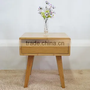 Unique Design Bamboo Side Table Furniture End Table thumbnail-5