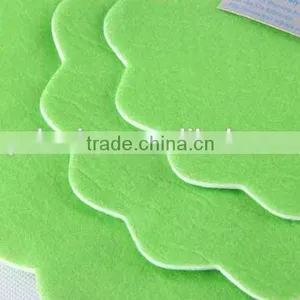 3pc Round Felt Cloth Placemat Printed Coaster thumbnail-5