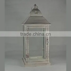 White Moroccan Lantern thumbnail-2