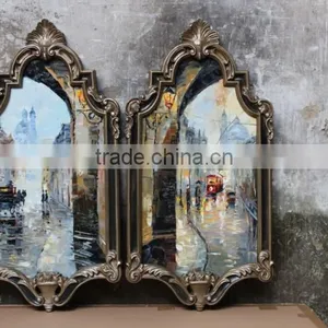 High Quality Home Decoration Handmade Traditional Art Canvas Wall Framed Oil Painting thumbnail-2