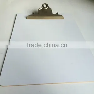 A4 MDF White Clipboard With Special Butterfly Clip thumbnail-4
