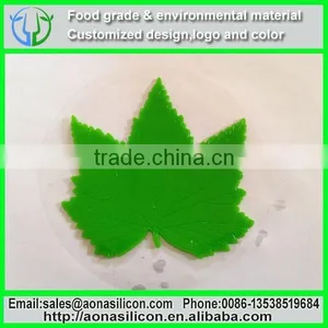 Leaf Shape Green PU Pad thumbnail-1