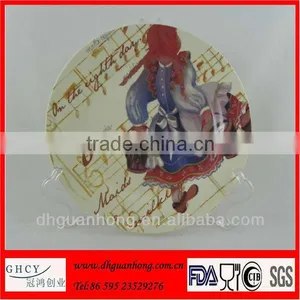 Full Decal 8 Inch Plate of Fruit thumbnail-1
