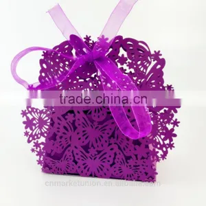 Customized Foldable Wedding Invitation Candy Box Romantic Paper Wedding Box thumbnail-4