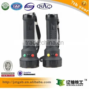 Portable Tri-colour Multifunction Mini Signal Light / Flash Light (metal Shell or Anticollsion Shell) for Railway thumbnail-1
