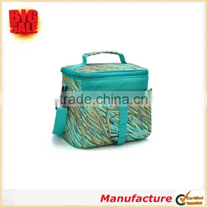 High Quality Fashion Insulated Adjustable Strape Lunch Box With Pockets Outside thumbnail-1