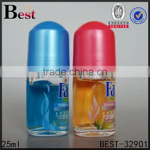 Antipersprant Deodorant 30 ml Glass Bottle Cute Design 30ml Roll on Glass Bottle thumbnail-1