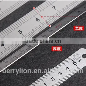 Berrylion Straight Ruler Stainless Steel Thicken Ruler Various Size From 150-2000mm thumbnail-6