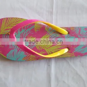 Colorful Printed Flip Flop Sandals thumbnail-1