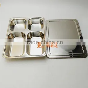Bento to go Style Stainless Lid Bento Lunch Box Container for Kids thumbnail-1