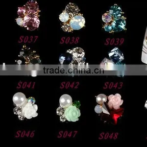 The New Nail Accessories, Nail Decoration Combination of Diamond Jewelry Alloy is DIY Nail Art of Carve Patterns or Designs on w thumbnail-1