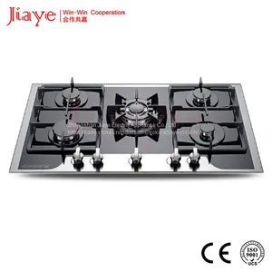 Tempered Glass Gas Hob/90cm Kitchen Gas Stove/Built in 5 Burner Gas Cooker JY-G5032 thumbnail-1