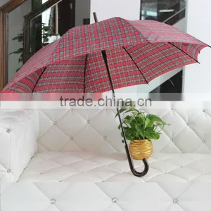 Cheap Red Straight Umbrella thumbnail-1