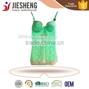 Open Hot Sexy Girl Night Dress Full Coverage Lace Sleep Wear Sexy Image Night Dress(Accept OEM) thumbnail-2