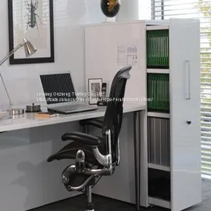 Easy Assemble-Designed Tower Pedestal Drawer Metal Lockable Storage Cabinets thumbnail-1