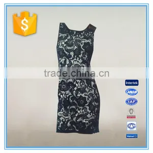Ladies Elegant Lace Dress Fabric Latest Dress Pattern 2016 thumbnail-1