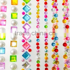 High Quality DIY Rhinestone Sticker Adhesive Sheet Wholesale thumbnail-3