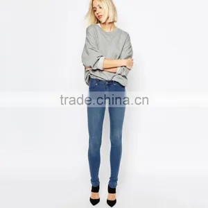 Skinny Tight Custom Design Hot Sale Jeans for Women Denim thumbnail-1