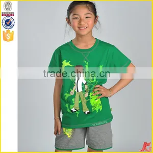 New Style Print Beautiful Girl T-shirt Latest Design Printed Cotton T-shirt thumbnail-1