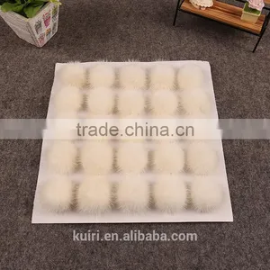 2016 New Design Pom Pom Fur Balls Genuine 3cm Real Mink Colorful Fur Ball Pom thumbnail-6