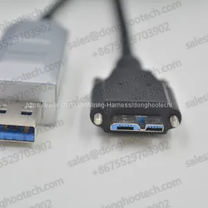 USB3.0 Hybrid Active Fiber Optic Cable Type A Plug to Micro B After 50mm Bending Radius Repeated Bending Performance Fa thumbnail-1