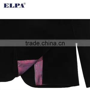 ELPA NXB0027 Three Pieces Boy Suits Black Wholesale Velvet Fabric Kids Tuxedo Suits thumbnail-6