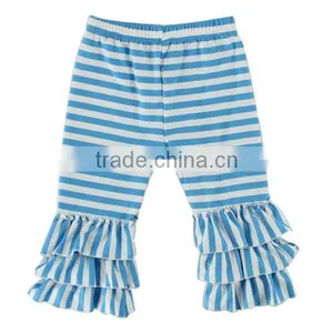 2017 Latest Style Cheap Tripple Ruffle Knit Cotton Baby Girls Wholesale Cotton Baby Pants With SGS Certificate thumbnail-6