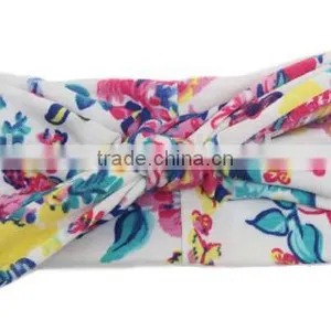 100% Cotton Fabric Printed Kids Girl Headband thumbnail-3
