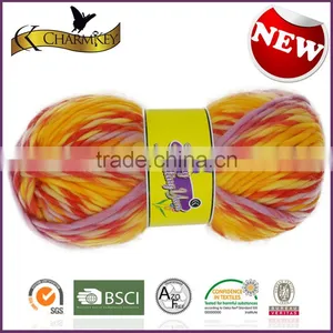 Charmkey Color Spinning Yarn Melange Roving 100 Acrylic Knitting Yarn thumbnail-1