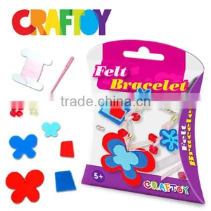 Do it Yourself Toy Make Your Felt Jewelry Bracelet Butterfly thumbnail-1