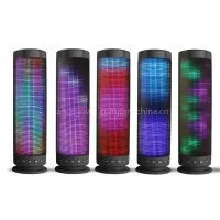 Colorful Chameleon Bluetooth Stereo Speakers Led Home Theater Speaker Card Colorful Lights Lamp thumbnail-1