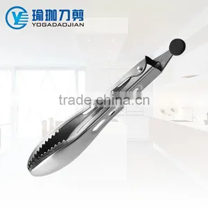 (HL12) Manual Stainless Steel Food Tongs Ice Tongs Serving Tongs thumbnail-1