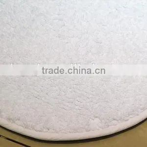 100% Cotton Washable Oval Hotel Bath Mat With Non-slip thumbnail-3