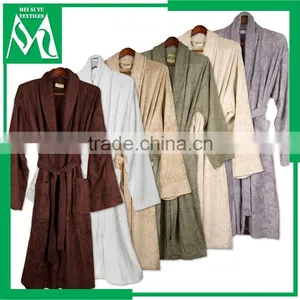 Soft Cotton Flannel Bathrobe Unisex Wholesale thumbnail-1