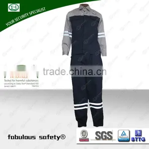 Safety Navy Long Sleeve Working Men's Cheap Overalls thumbnail-4