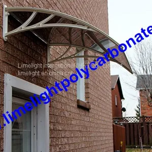 DIY Awning, DIY Canopy, DIY Kits Awning, PC Awning, PC Canopy, Door Awning, Door Canopy, DIY Polycarbonate Awning Canopy thumbnail-3