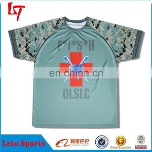 Sublimated Custom Polyester Mesh Box Lacrosse Jersey US Lacrosse Club Pinnies Wholesale thumbnail-1
