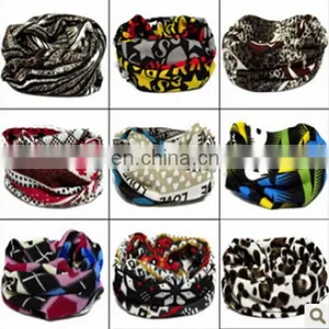 Well Elastic Neckerchief, Kerchief, Waist Bracer, Multi Functional Textile Infinity Scarf thumbnail-1