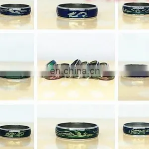 Changing Color Rings Love Temperature Ring Mood Rings by Emotion Feeling Assorted Style Rings Jewelry thumbnail-5