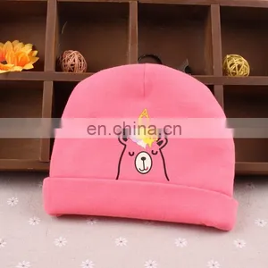 New Cotton Tire Cap Cute Fashion Printed Bear Baby Cap thumbnail-4