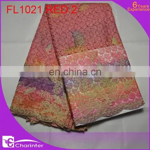 Free Shipping Wholesale African French Lace High Quality Guipure Lace Fabric thumbnail-4