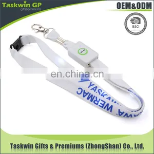 Promotional LED Flashing Lanyards LED Glowing Printing Lanyards thumbnail-3