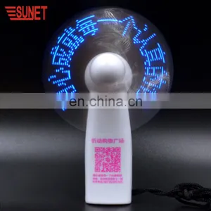 China Factory Best Promotion Lower Price Gift Large Capacity High Quality LOGO Customized Message Customized Handheld Led Fan thumbnail-1