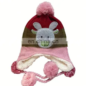 Wholesale Custom Acrylic Knitted Beanie With Logo Embroidery thumbnail-1