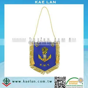 Customized Bullion Wire Embroidery Patch With Rhinestone thumbnail-5