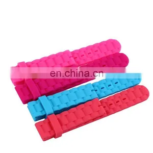 Fancy 23mm Silicone Rubber Watch Strap thumbnail-1