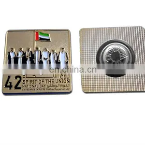 Cheap Promotional Custom Metal Uae National Day Pin thumbnail-1