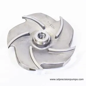 Aftermarket ANSI B73.1 Chemical Process Pump Parts CD4M Goulds 3196 Impeller thumbnail-2