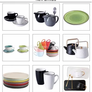 Wholesale China Housewares Ceramic Dinner Table Set Porcelain Tableware Dinnerware Sets Bone China Dinner Plate Set thumbnail-4